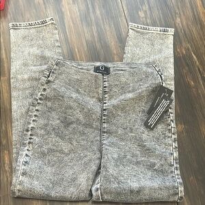 Women’s Gray Acid Wash Pants
